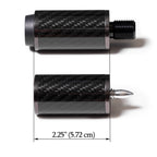 Carbon Fiber Extension with Bumper for Predator Cues 2.25"