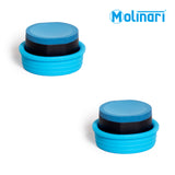 Molinari Billiard Chalk Blue 2-pack