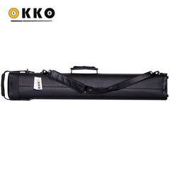 OKKO Billiard Hard Deluxe Oval Case Croco Black 3x5