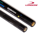 Longoni Black Rainbow Carom Cue w/Luna Nera Shaft
