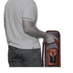 OKKO Billiard Soft Case Brown/Dark Brown 4x8
