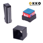OKKO Plastic Magnetic Billiard Chalk Holder Black w/Chalk