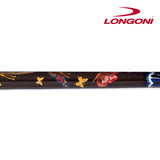 Longoni Papilio Lux Arcobaleno Pool Cue w/Luna Nera Shaft