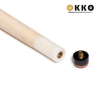 OKKO 1-Piece Pool Cue 57”, Screw-On Tip