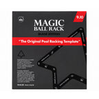 Magic Ball Rack 9 & 10-Ball Racking Template Black Edition, 2-Pack