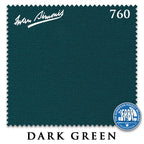 9 ft Simonis 760 Dark Green Pool Table Cloth with 6 Pre-Cut Rails