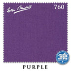 10 ft Simonis 760 Purple Pool Table Cloth with 6 Pre-Cut Rails