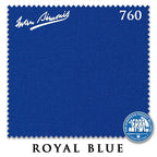 10 ft Simonis 760 Royal Blue Pool Table Cloth with 6 Pre-Cut Rails