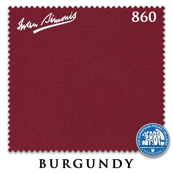 10 ft Simonis 860 Burgundy