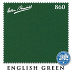 8 ft Oversized Simonis 860 English Green Pool Table Cloth with 6 Pre-Cut Rails