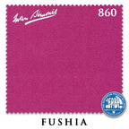 8 ft Simonis 860 Fuchsia Pool Table Cloth with 6 Pre-Cut Rails