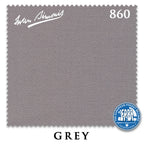 8 ft Simonis 860 Grey Pool Table Cloth with 6 Pre-Cut Rails
