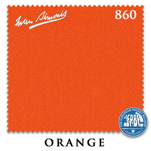 Simonis 860 Orange for 6 Rails