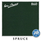9 ft Simonis 860 Spruce Pool Table Cloth with 6 Pre-Cut Rails