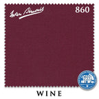 9 ft Simonis 860 Wine Pool Table Cloth with 6 Pre-Cut Rails