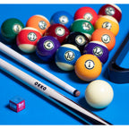 OKKO 1-Piece Pool Cue 57”, Screw-On Tip