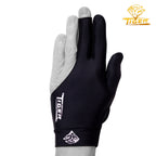 Tiger Pro Billiard Glove for Left Hand Black XL