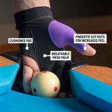 McDermott Billiard Glove for Right Hand Purple XL
