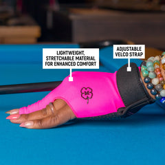 McDermott Billiard Glove for Left Hand Pink L