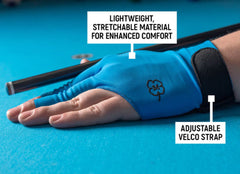 McDermott Billiard Glove for Right Hand Blue S