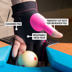 McDermott Billiard Glove for Right Hand Pink L