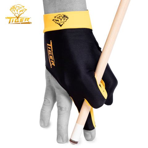 Tiger Pro Billiard Glove for Right Hand Gold L