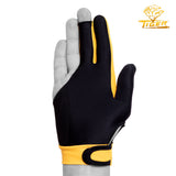 Tiger Pro Billiard Glove for Right Hand Gold S