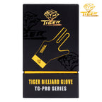 Tiger Pro Billiard Glove for Left Hand Gold XL