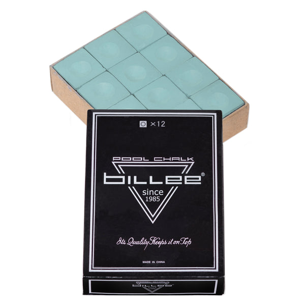 Billee Billiard Chalk Light Green 12 pcs