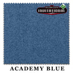 8 ft Oversized Championship Invitational Teflon® Academy Blue Pool Table Cloth with 6 Pre-Cut Rails