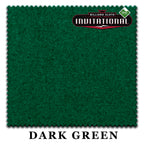 10 ft Championship Invitational Teflon® Dark Green Pool Table Cloth with 6 Pre-Cut Rails