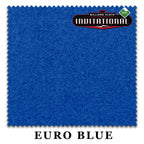 8 ft Championship Invitational Teflon® Euro Blue Pool Table Cloth with 6 Pre-Cut Rails