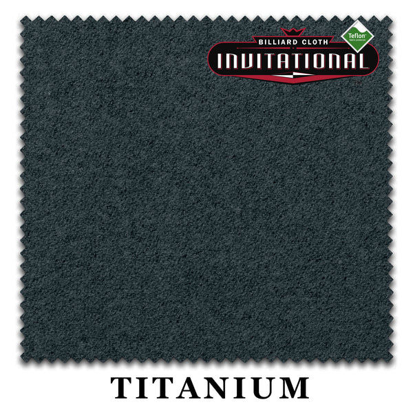 7 ft Championship Invitational Teflon® Titanium Pool Table Cloth with 6 Pre-Cut Rails