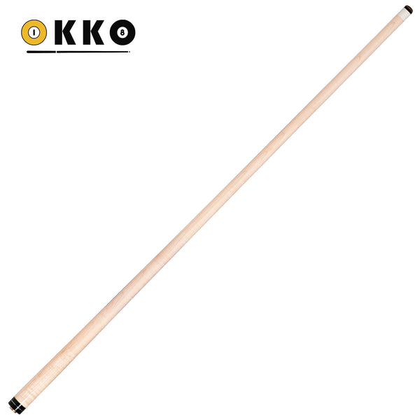 OKKO Maple Shaft for Pool Cues, 5/16"-18 Piloted Joint, Silver Ring