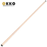 OKKO Maple Shaft for Pool Cues, 5/16"-18, Silver Ring