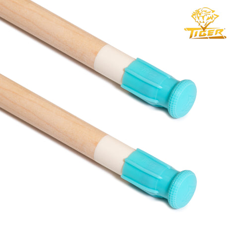Tiger Cue Tip and Ferrule Protectors, 2-Pack, Tourquoise