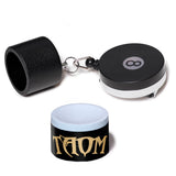 Taom Billiard Pool Chalk 2.0 Blue 1 pc w/Retractable Chalk Holder