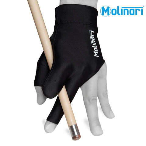 Molinari Billiard Glove for Left Hand Black S