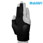 Molinari Billiard Glove for Left Hand Black M