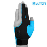 Molinari Billiard Glove for Right Hand Cyan S