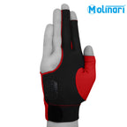 Molinari Billiard Glove for Right Hand Red L