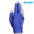 Molinari Billiard Glove for Right Hand Royal Blue M