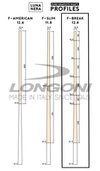 Longoni TJB-22 Jump-Break Cue w/Luna Nera Break Shaft