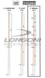 Longoni TB-22 Break Cue w/Luna Nera Break Shaft