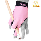 Tiger-X Pro Billiard Glove for Left Hand Pink XS