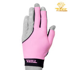 Tiger-X Pro Billiard Glove for Left Hand Pink XS
