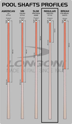 Longoni Pro Pool Cue Shaft VP2 Joint