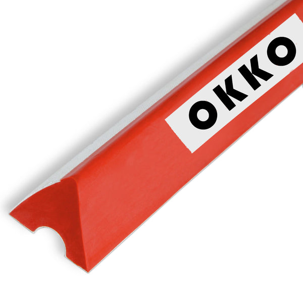 OKKO K55 Pool Table Rail Rubber Orange 48", Set of 6