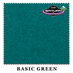 8 ft Oversized Championship Saturn II Teflon® Basic Green Pool Table Cloth with 6 Pre-Cut Rails