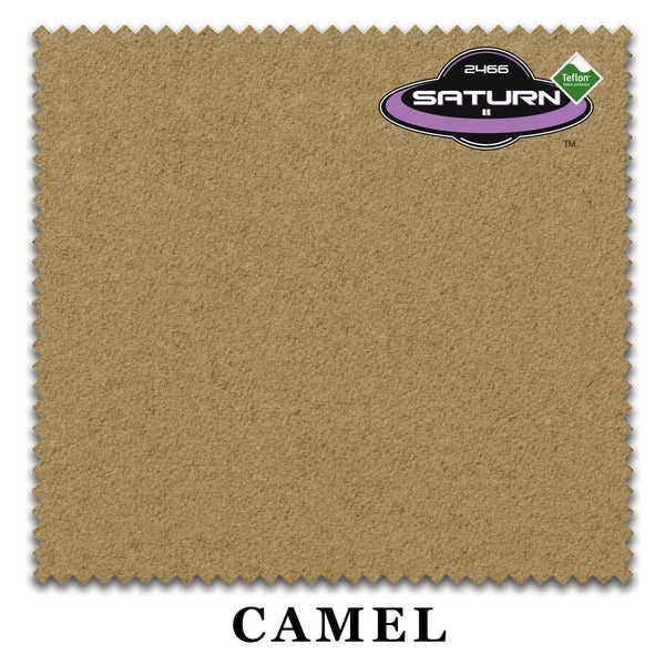 10 ft Championship Saturn II Teflon® Camel Pool Table Cloth with 6 Pre-Cut Rails